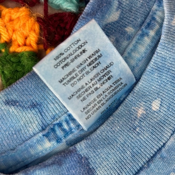 Vintage 90s Y2K 100% Cotton Outer Banks NC Tie Dye Lighthouses Embroider… - Picture 4 of 8